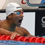 Photo of Hafnaoui, the Tunisian Swimmer