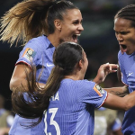 Photo of France's victory over Brazil in WWC2023