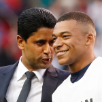 Photo of Nasser Al-Khelaïfi and Mbappe