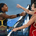 Photo of Sabalenka while beat Gauff in Australian Open semi-final.