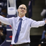 Photo of UConns Dan Hurley gear up to sign with the Lakers.