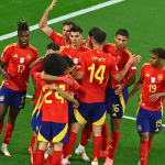 Photo of Spain's win over Italy.