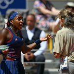 Coco Gauff cried after losing her match