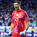 Photo of Martinez saved shootout attempts from Angel Mena and Alan Minda helping Argentina secure 4-2 penalty shootout victory over Ecuador in Copa America 2024.