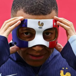 Mbappé’s Face Mask Adjustments Persist