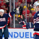 Team USA players celebrating their top performances in a thrilling victory over Canada, with player grades highlighting key contributions and standout moments in the game.