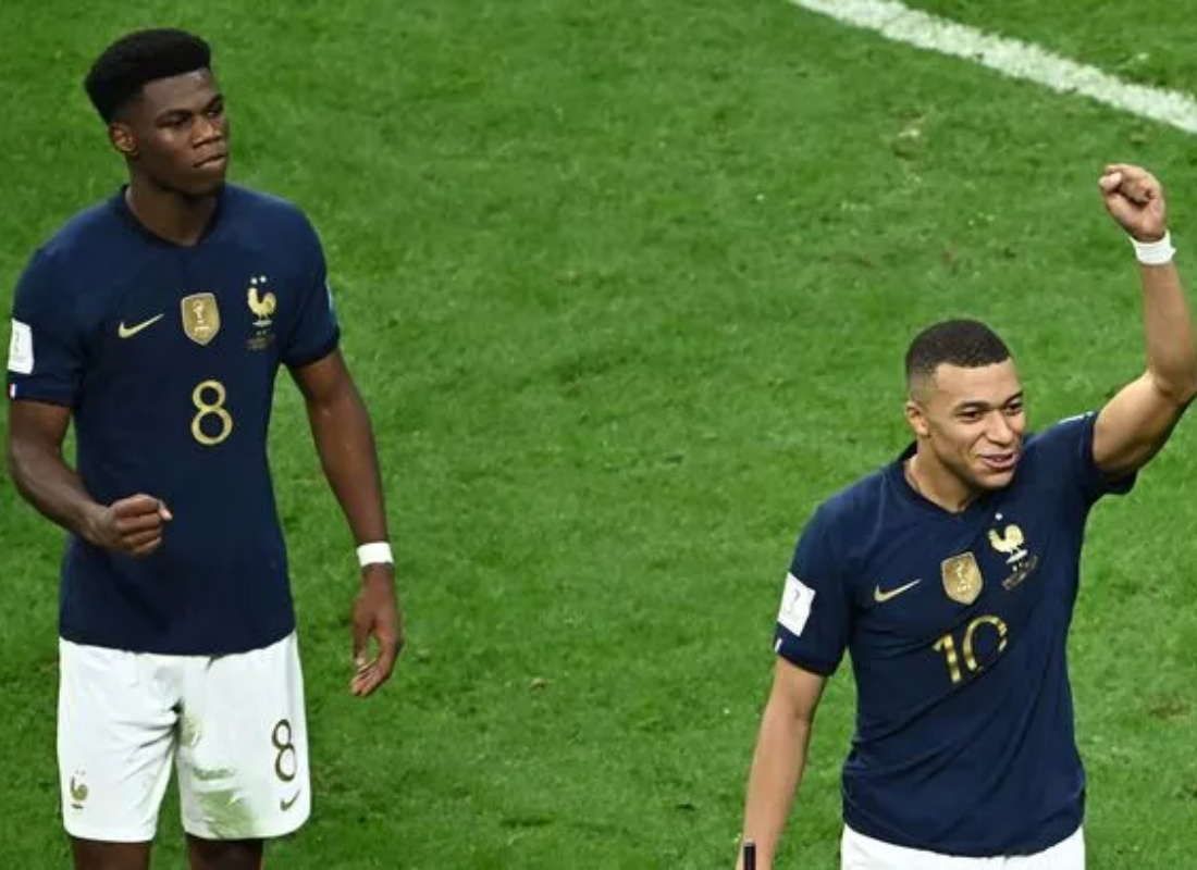 Photo of Tchouaméni along with Mbappe