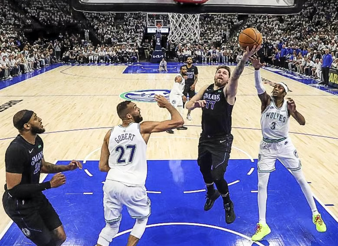 Photo of Doncic lead with a triple doouble of 32 points to contribute The Dallas Mavericks shocked the Minnesota Timberwolves 109-108 .