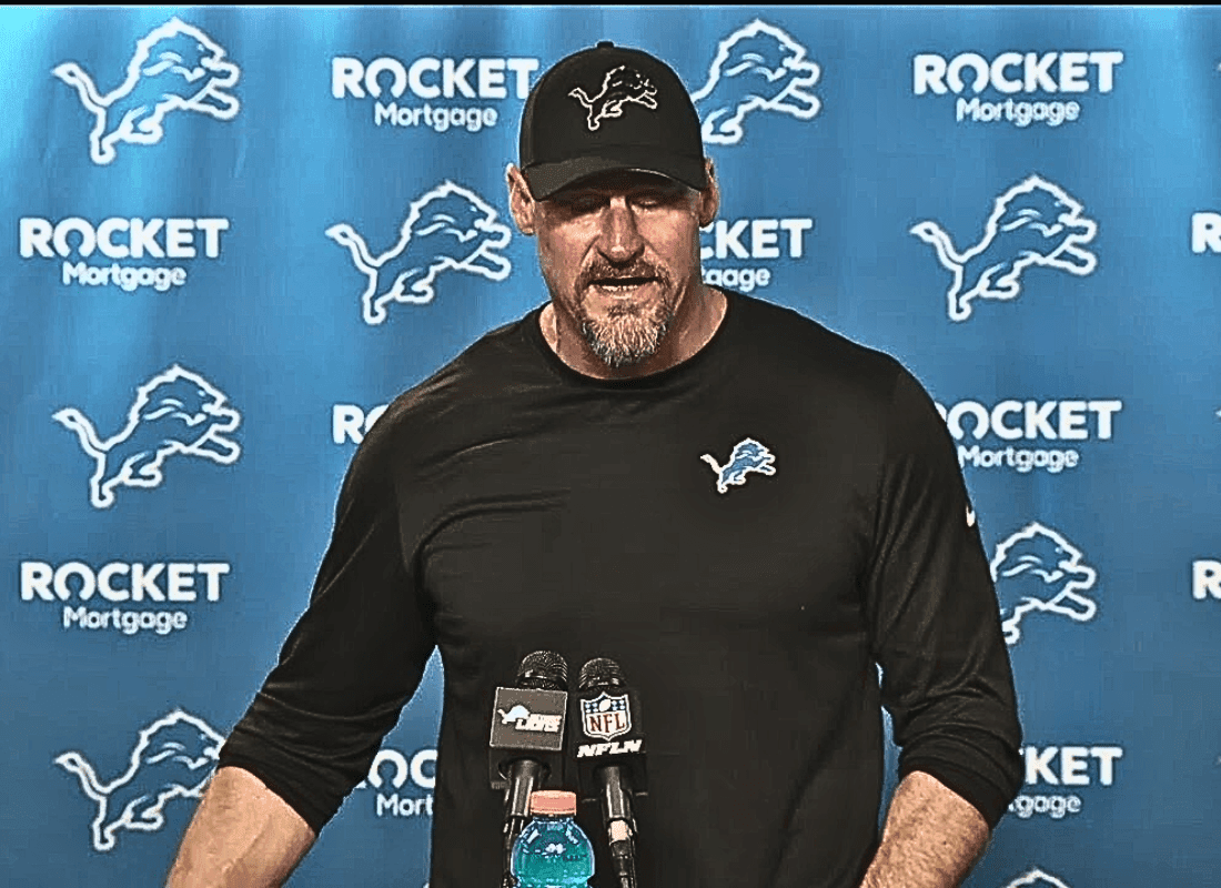 Dan Campbell celebrates as the Detroit Lions secure a dramatic walk-off victory against the Packers, following a bold decision to go for it on fourth down.