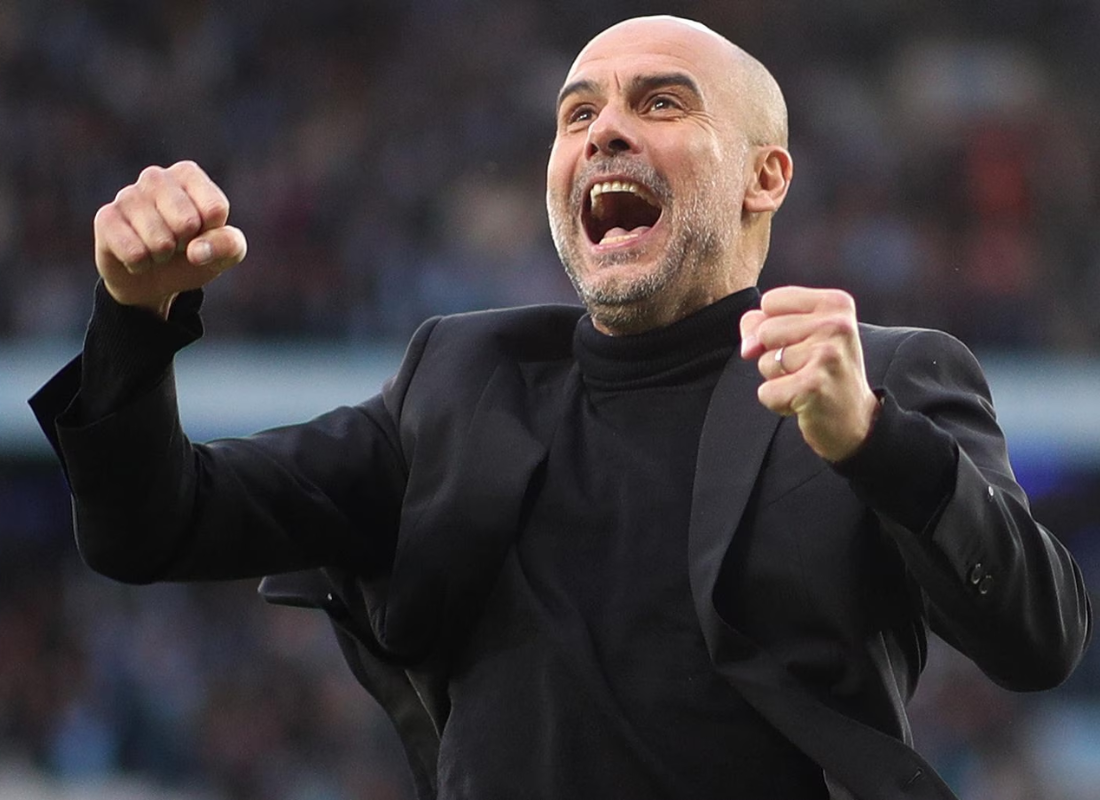 Photo of Pep Guardiola, the Manchester City's Manager.