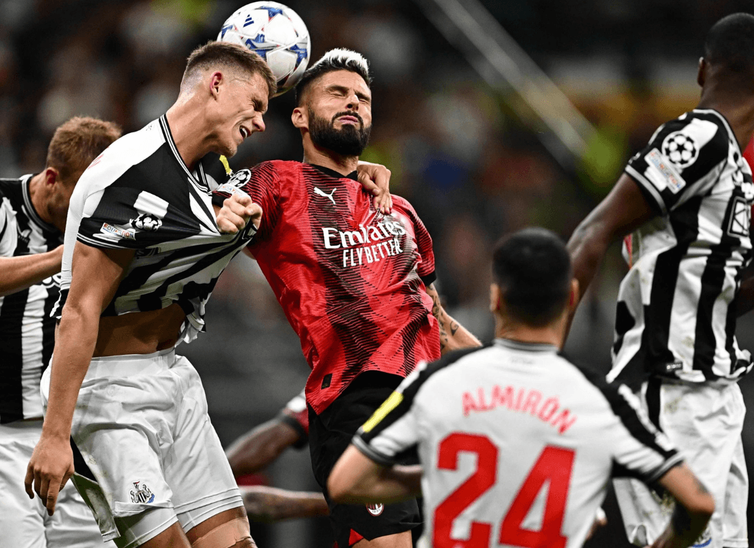 Photo of the match AC MILAN VS. NEWCASTLE.