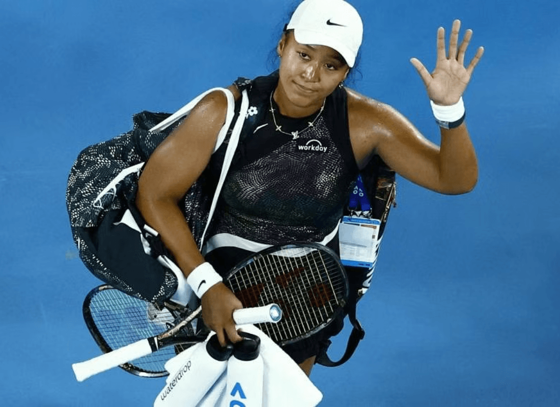 Photo of Naomi Osaka in the Australian Open defeat.