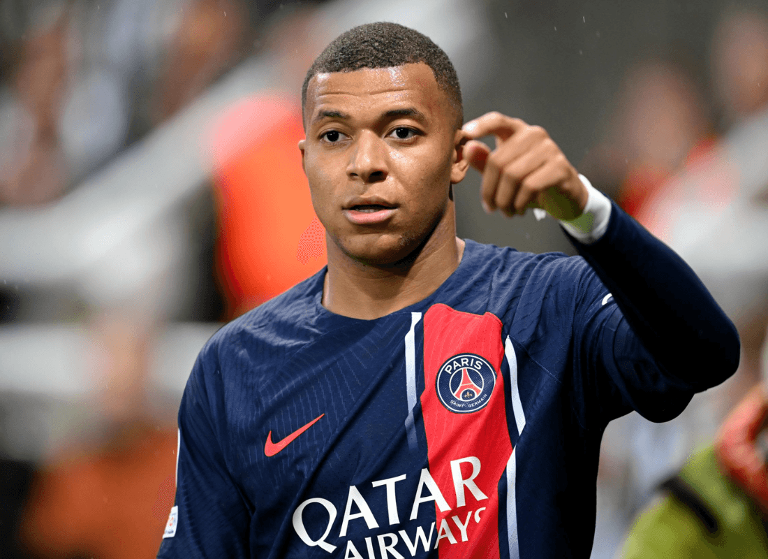 Photo of Mbappe.