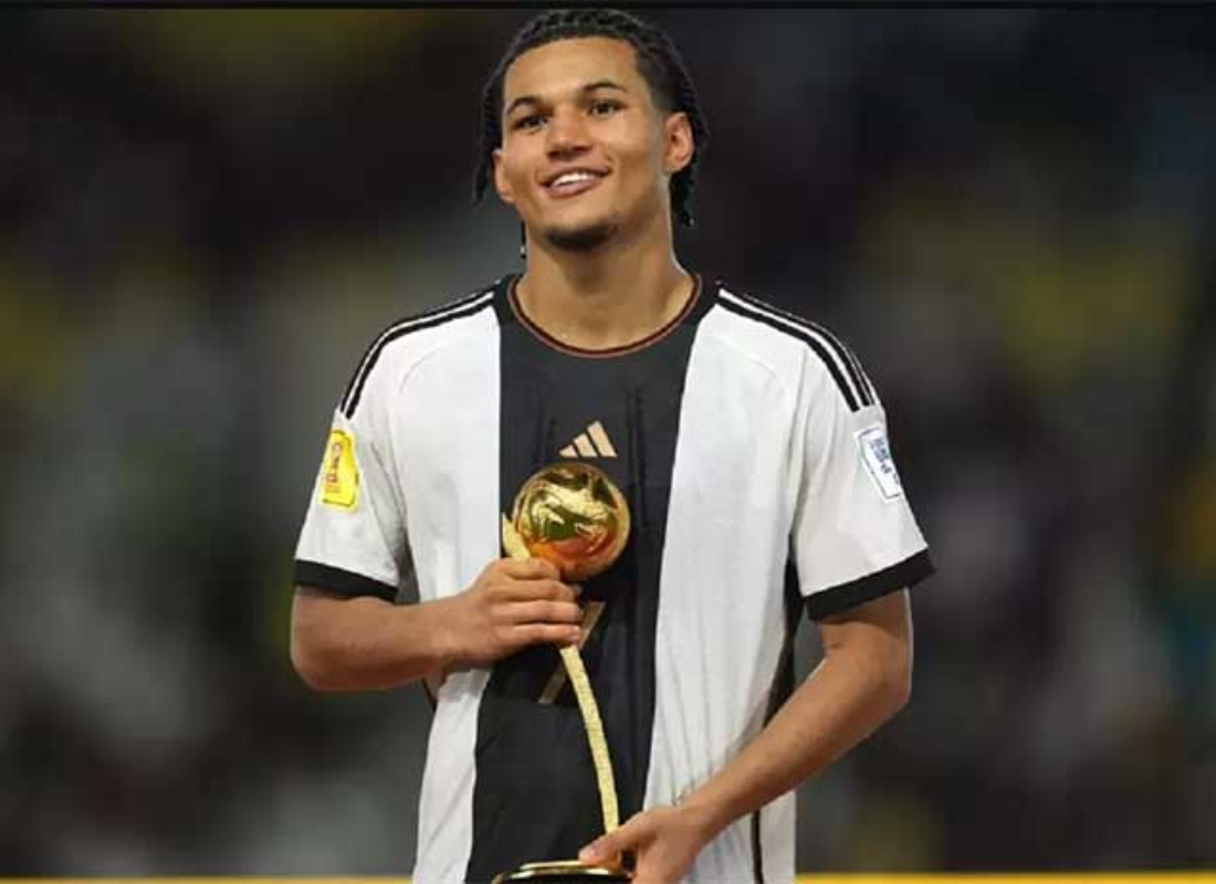 Photo of Paris Brunner, a golden ball winner of FIFA U-17 WORLD CUP for Germany.
