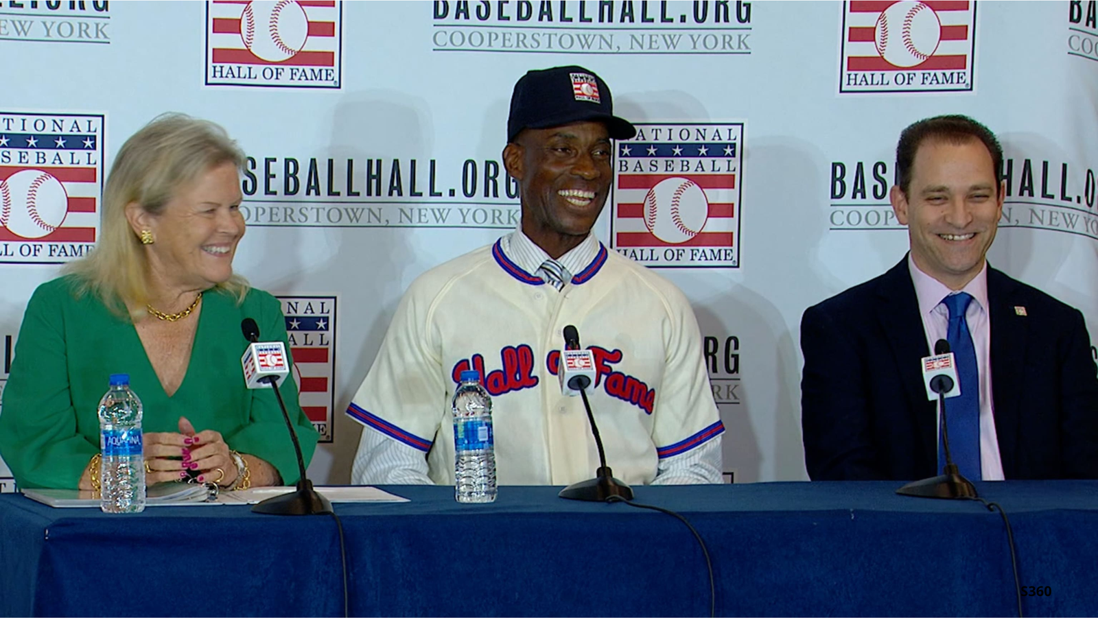 Photo of Fred McGriff along with Baseball of Fame Leaders
