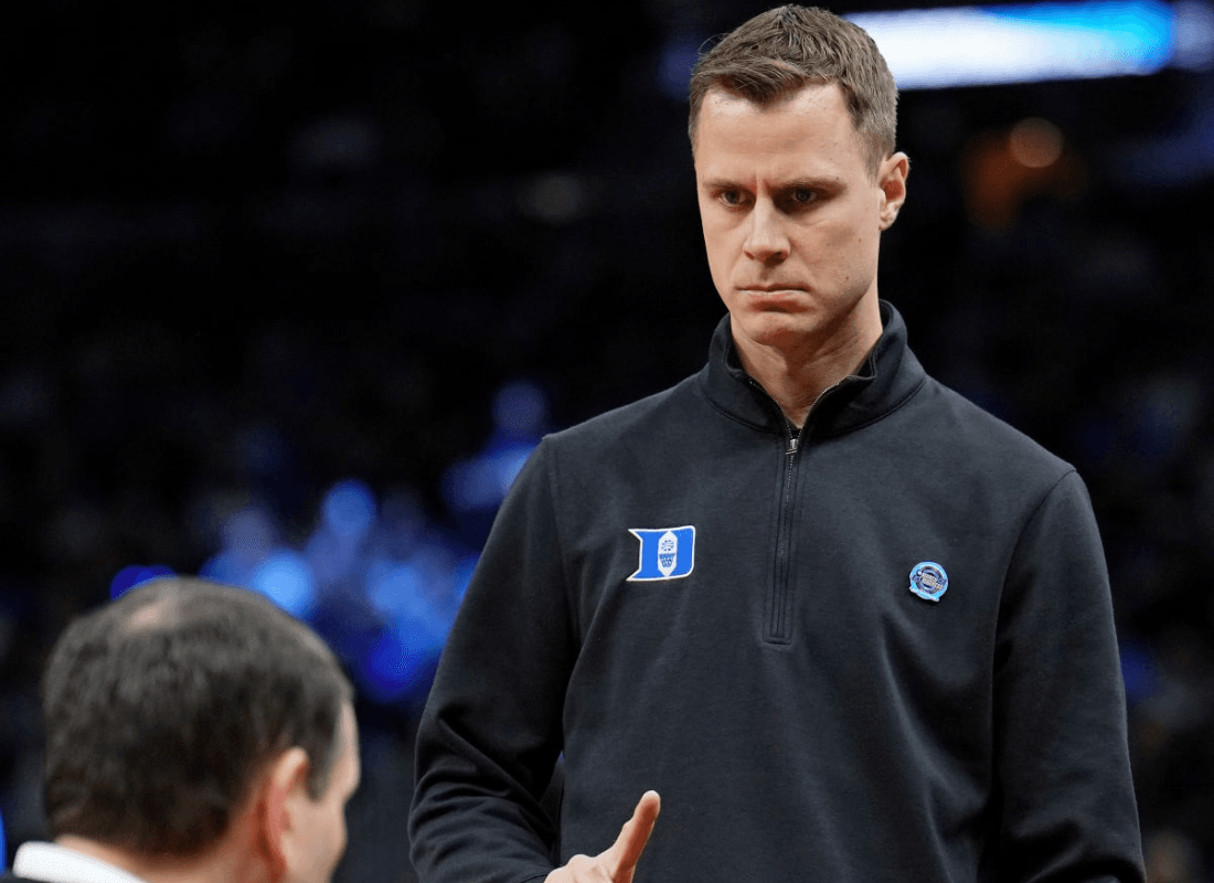 Photo of Scheyers, Duke Blue Devils men's basketball Head coach, since 2022.