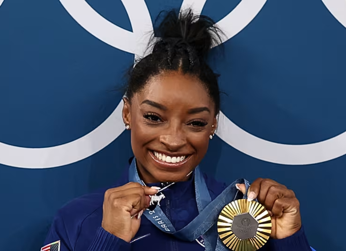 Photo of Simone Biles's second gold win in Paris 2024 Olympics