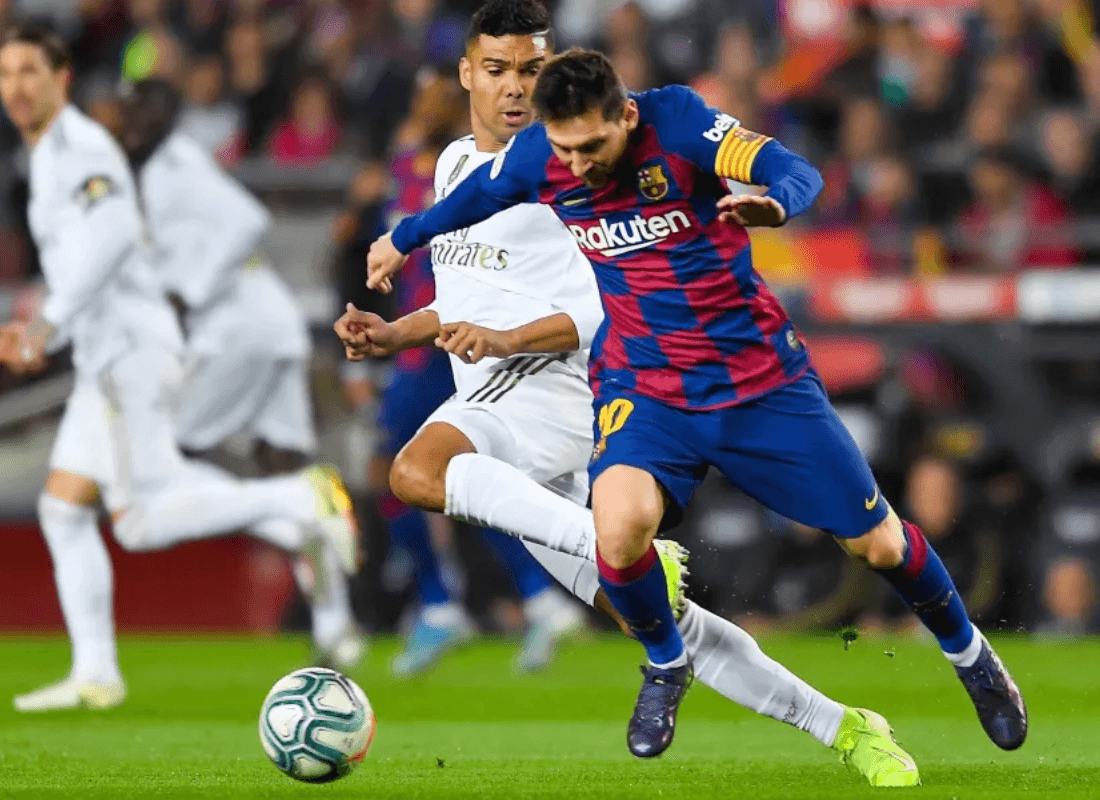 Photo of Messi and Casemiro